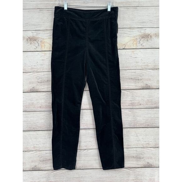 Annette Gortz Germany Velvet Stretch Pants Womens 38/US 8 Black - Picture 1 of 11